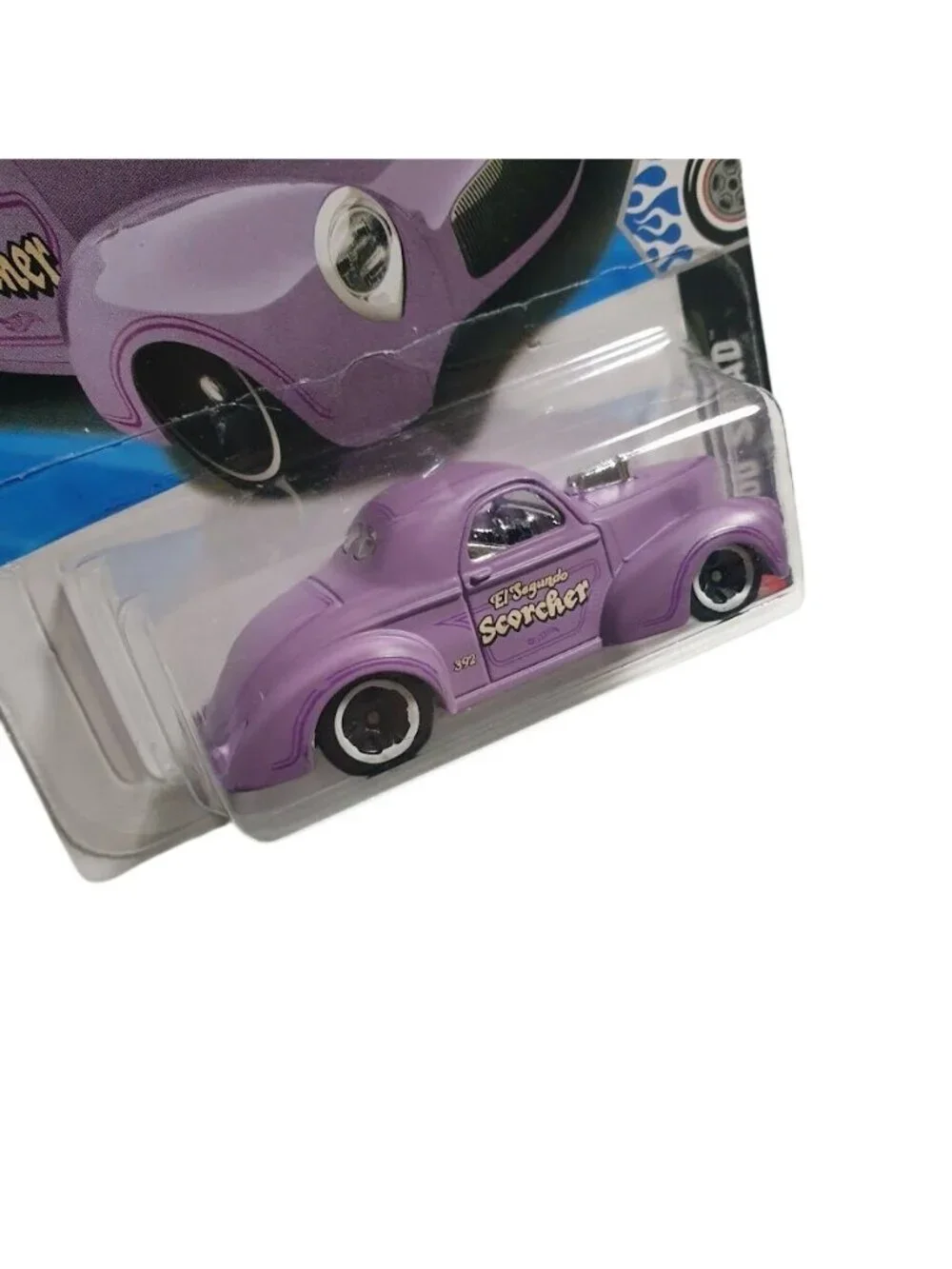 Hot Wheels 41 Willys Rod Squad Diecast Purple Toy Car 153 250 Mattel El Segundo